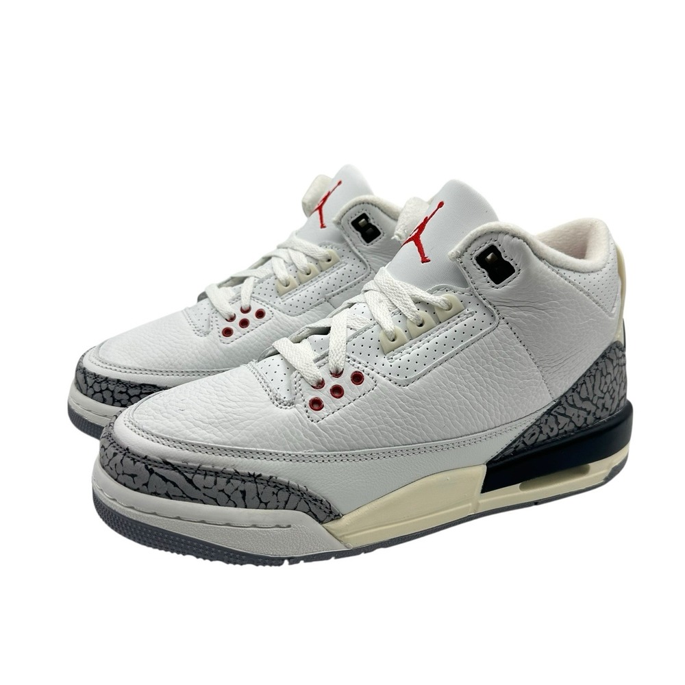 Boys 7y - NEW Nike Air Jordan 3 III Retro GS YOUTH White/Black/Cement DM0967 100
